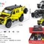 1:24 Big G внедорожная версия 8 дисплей коробка шесть открытых дверей звук назад четыре колеса амортизации сплава автомобиль.
