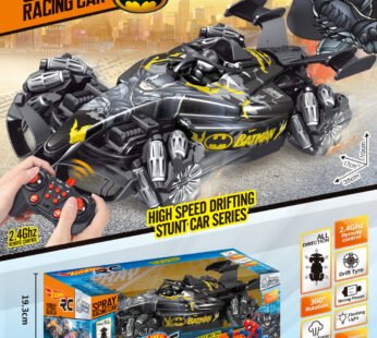 Batman Spray Stunt F1 RC Car (Single RC).